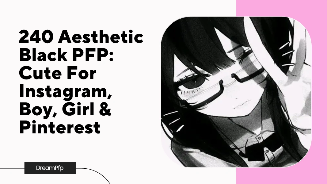 Aesthetic Black PFP