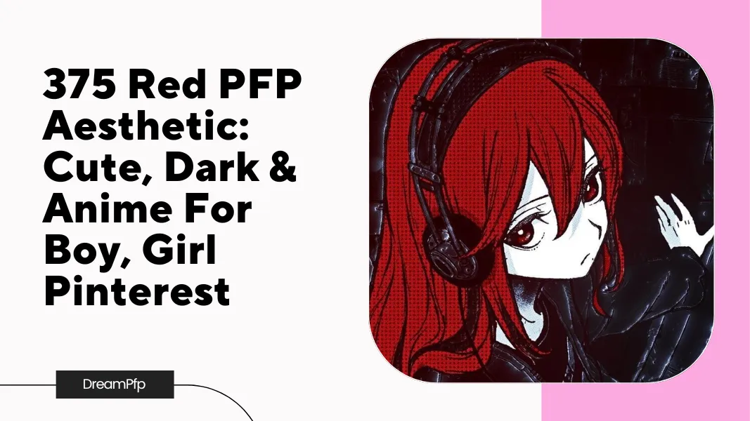 Red PFP Aesthetic