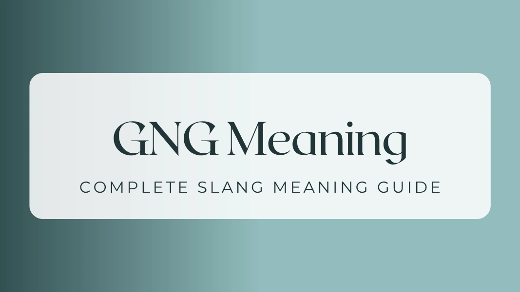 GNG Meaning in Text