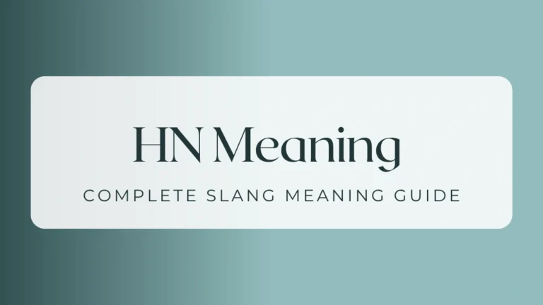 HN Meaning in Text