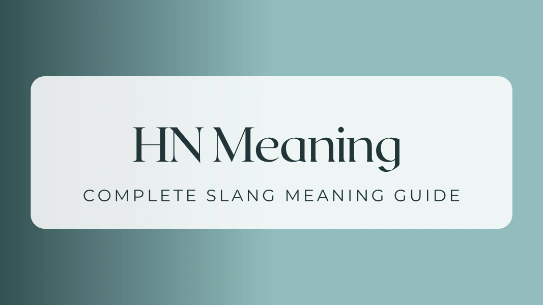 HN Meaning in Text