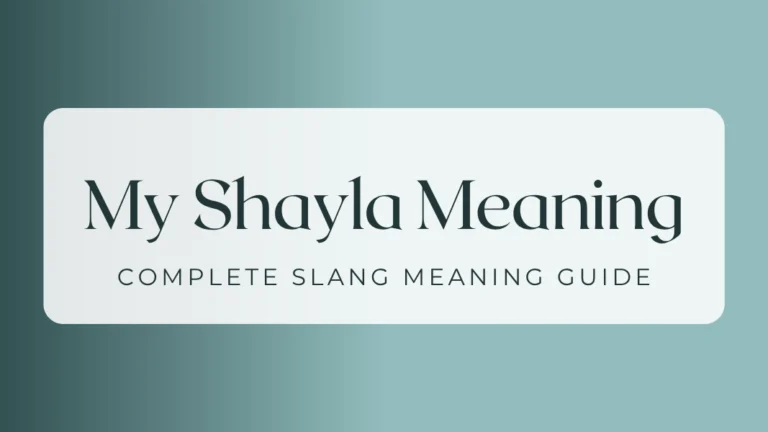 My Shayla Meaning